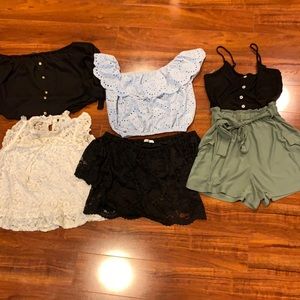 Woman’s crop tops